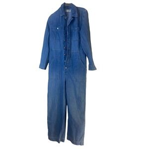 Madewell Denim relaxed coverall jumpsuit Medium